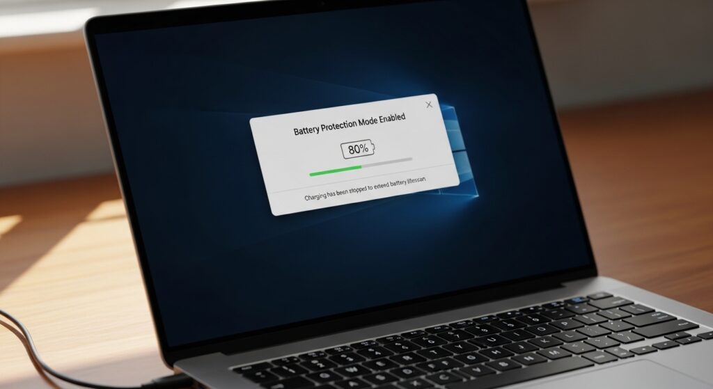 80％で止める「バッテリー保護モード」付きノートPC