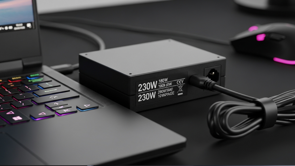 ゲーミングノートPCのW数