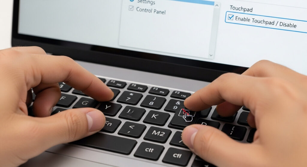 ショートカットキータッチパッド