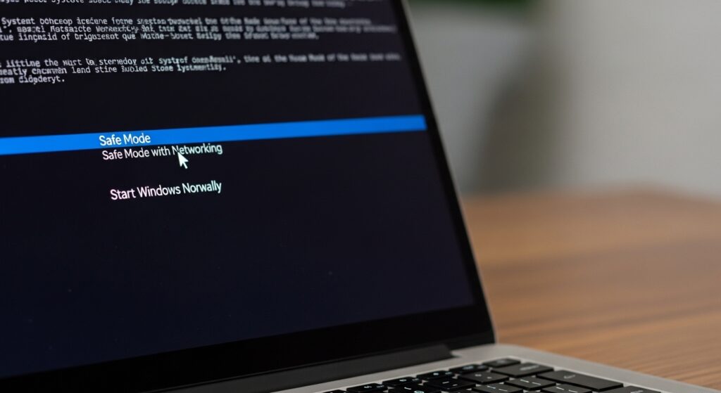 ノートパソコンのセーフモード