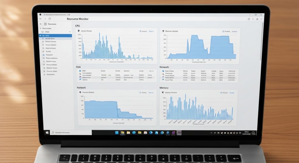 リソースモニタ