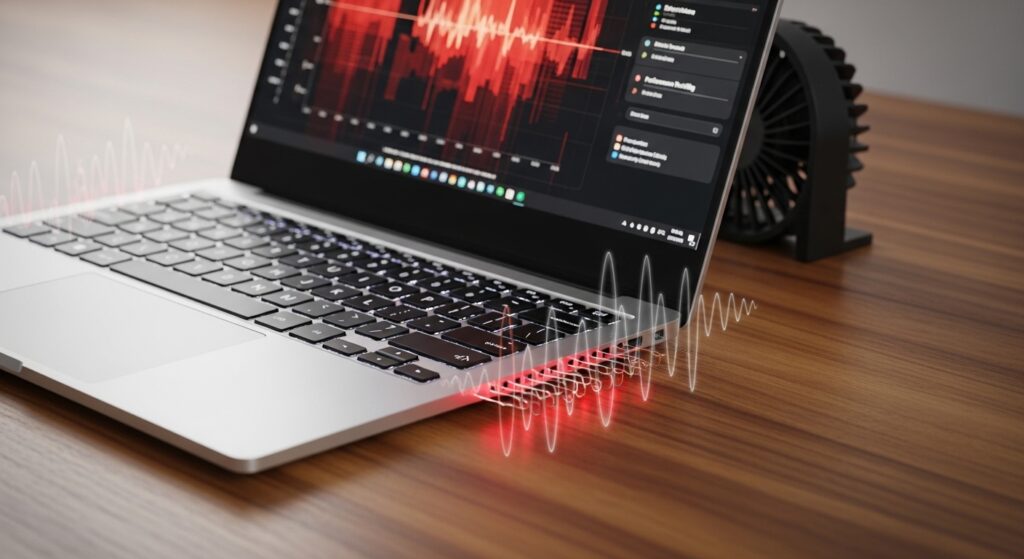 ノートパソコンが熱いまま。Thermal Throttling