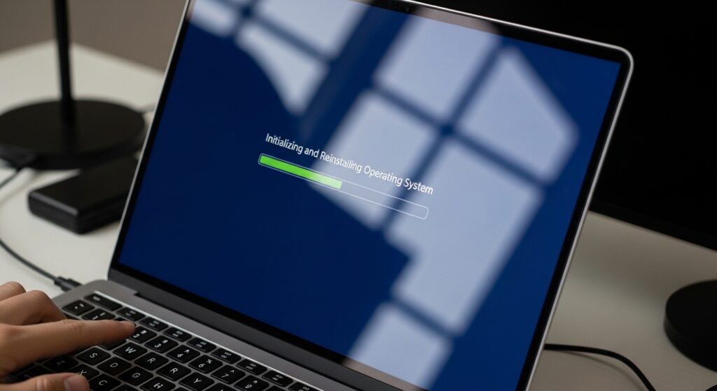 初期化と再インストール