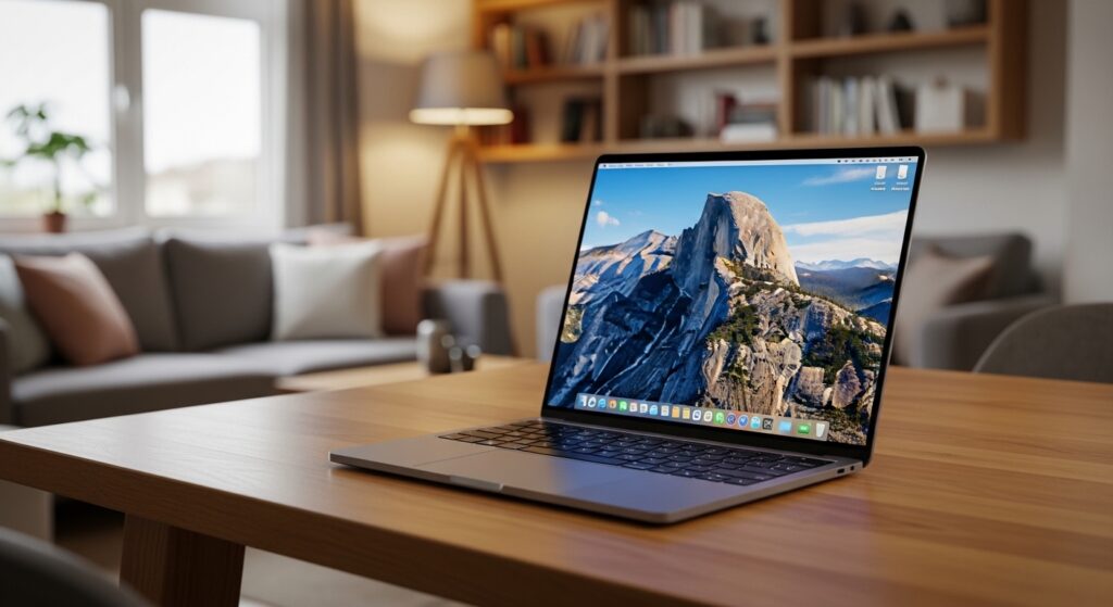 リビングにあるノートパソコン