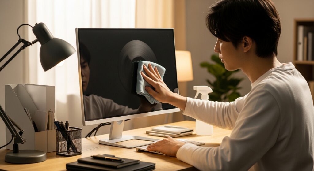 モニターを傷つけない液晶掃除