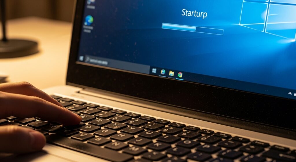 起動が遅いノートパソコン